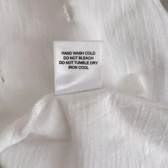 NWOT NYTT Cotton Distressed Cut Out Dress, Size L - Picture 10 of 11